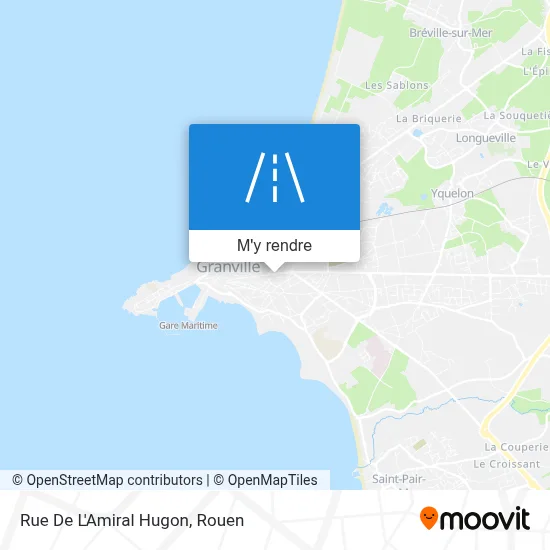Rue De L'Amiral Hugon plan