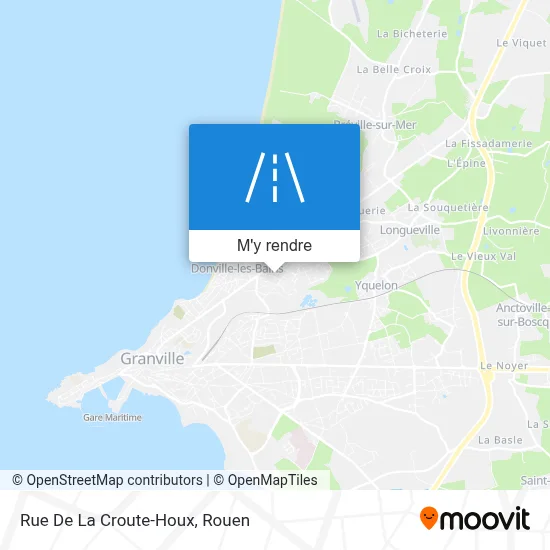 Rue De La Croute-Houx plan