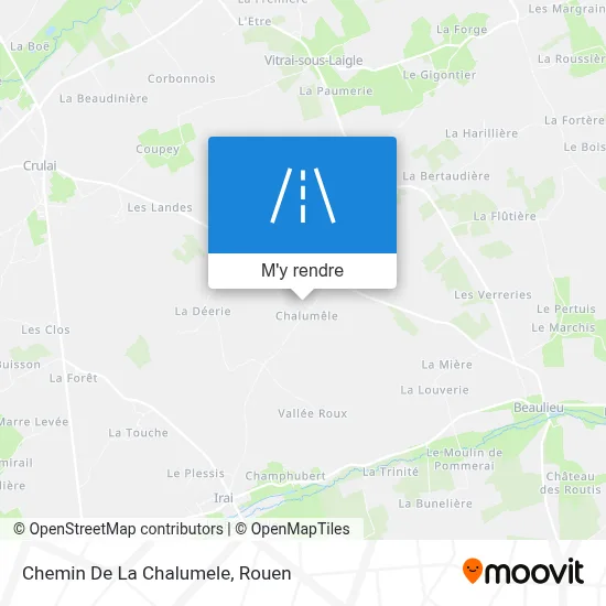 Chemin De La Chalumele plan
