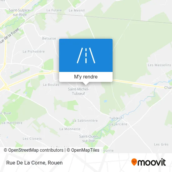 Rue De La Corne plan