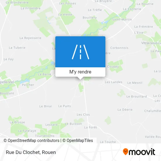 Rue Du Clochet plan