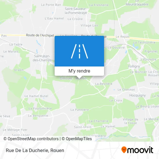 Rue De La Ducherie plan