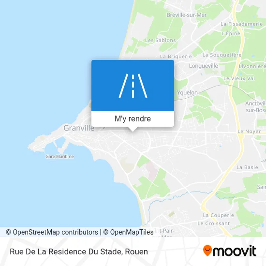 Rue De La Residence Du Stade plan