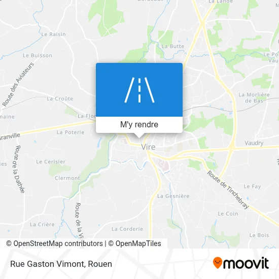 Rue Gaston Vimont plan