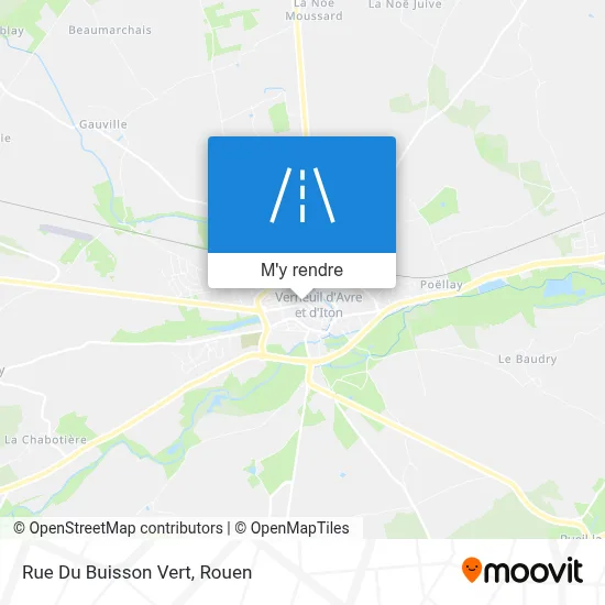 Rue Du Buisson Vert plan