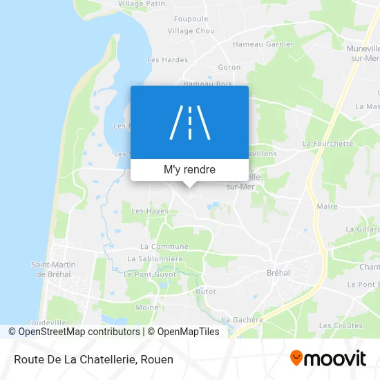 Route De La Chatellerie plan