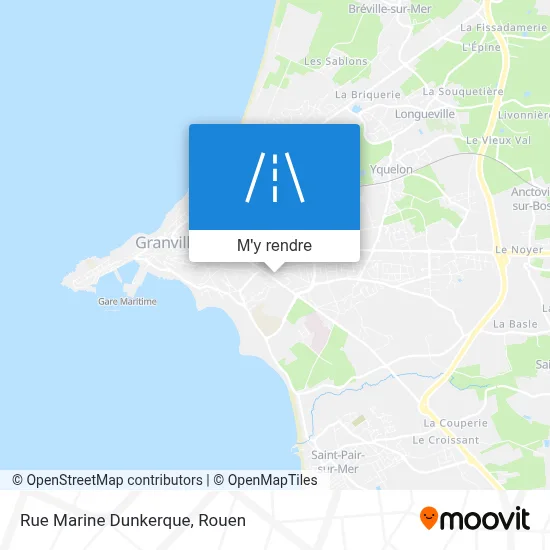 Rue Marine Dunkerque plan