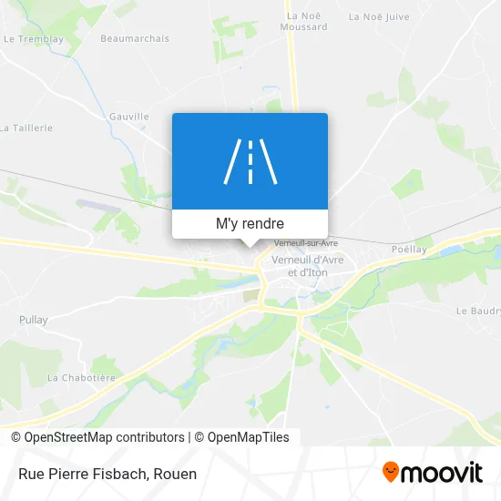 Rue Pierre Fisbach plan