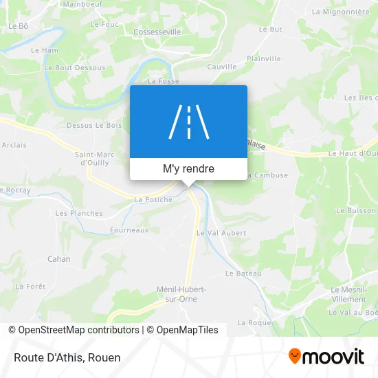 Route D'Athis plan