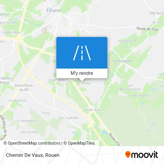 Chemin De Vaux plan