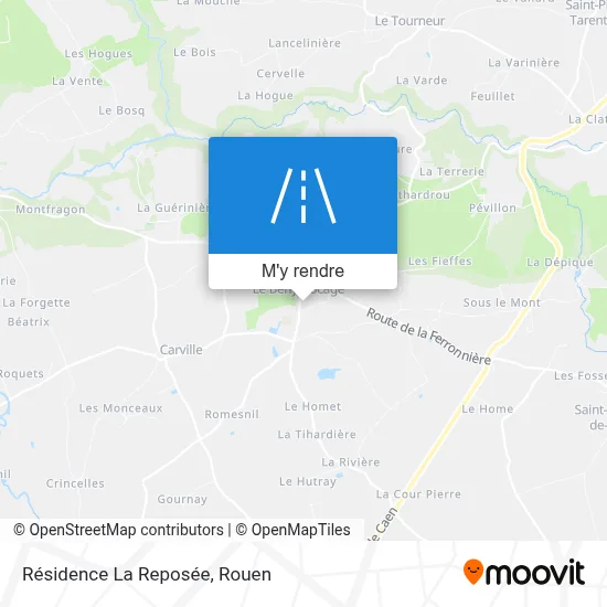 Résidence La Reposée plan