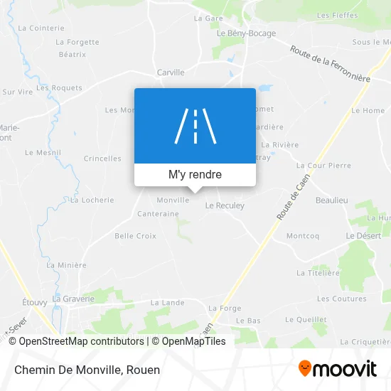 Chemin De Monville plan