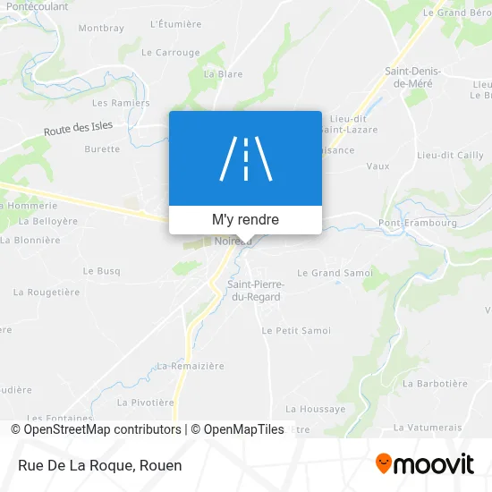 Rue De La Roque plan