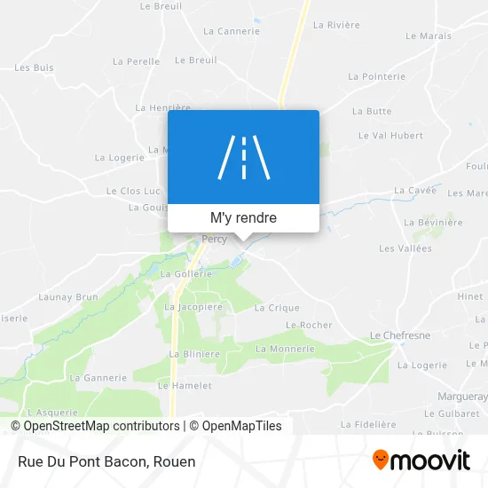 Rue Du Pont Bacon plan