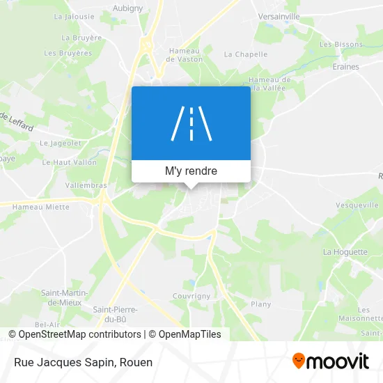 Rue Jacques Sapin plan