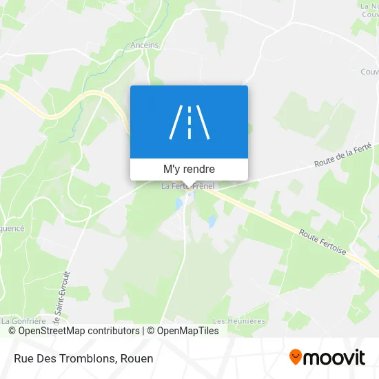 Rue Des Tromblons plan