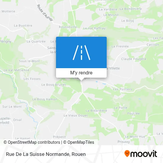 Rue De La Suisse Normande plan