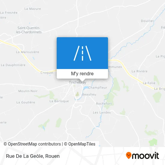 Rue De La Geôle plan