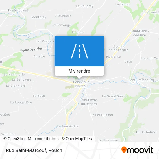 Rue Saint-Marcouf plan