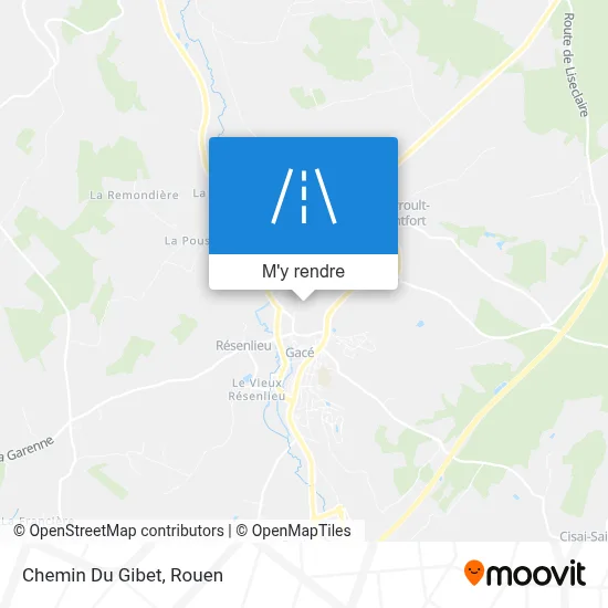 Chemin Du Gibet plan
