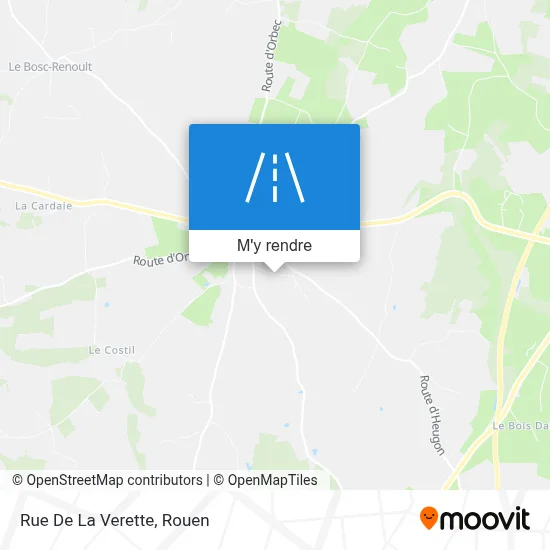 Rue De La Verette plan