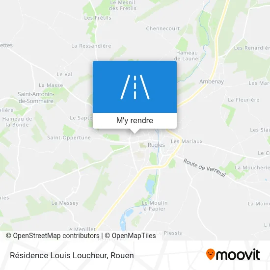 Résidence Louis Loucheur plan