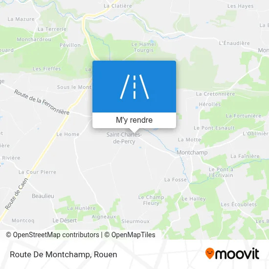 Route De Montchamp plan