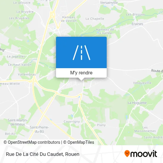 Rue De La Cité Du Caudet plan