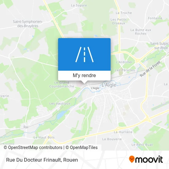 Rue Du Docteur Frinault plan