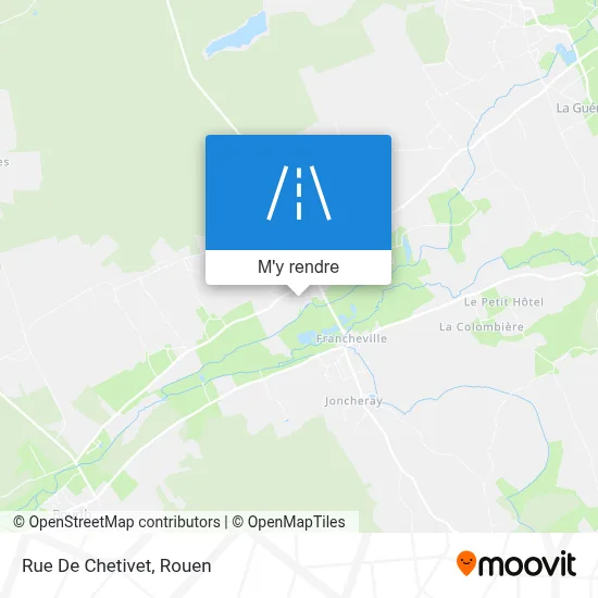 Rue De Chetivet plan
