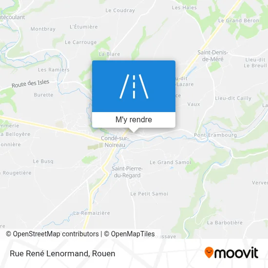 Rue René Lenormand plan