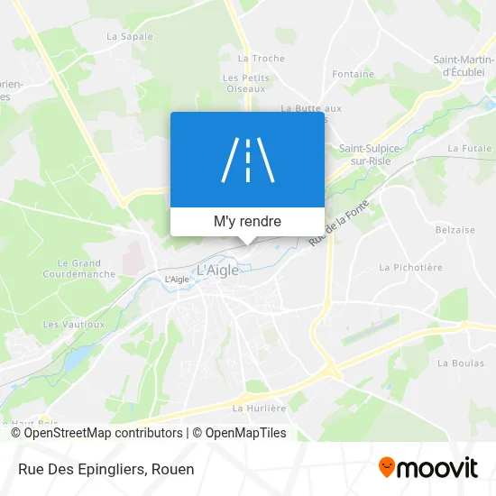 Rue Des Epingliers plan