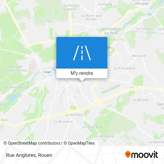 Rue Anglures plan