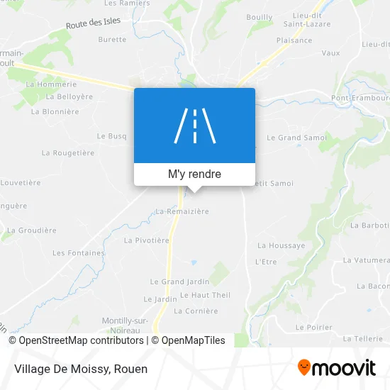Village De Moissy plan