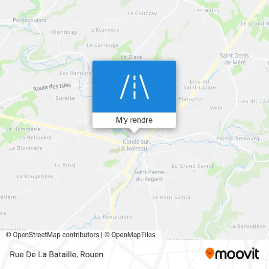 Rue De La Bataille plan
