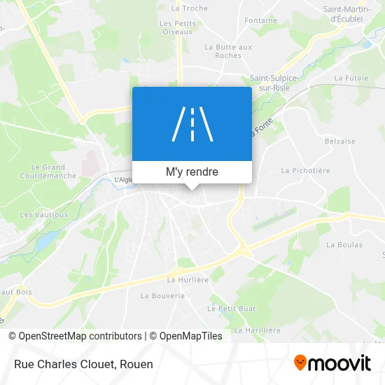 Rue Charles Clouet plan