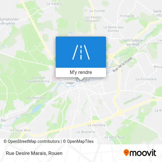 Rue Desire Marais plan