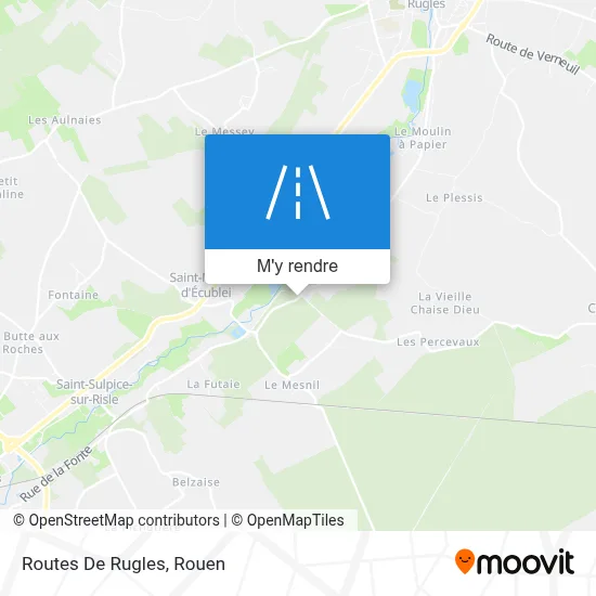 Routes De Rugles plan