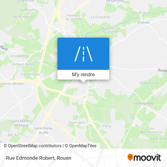 Rue Edmonde Robert plan