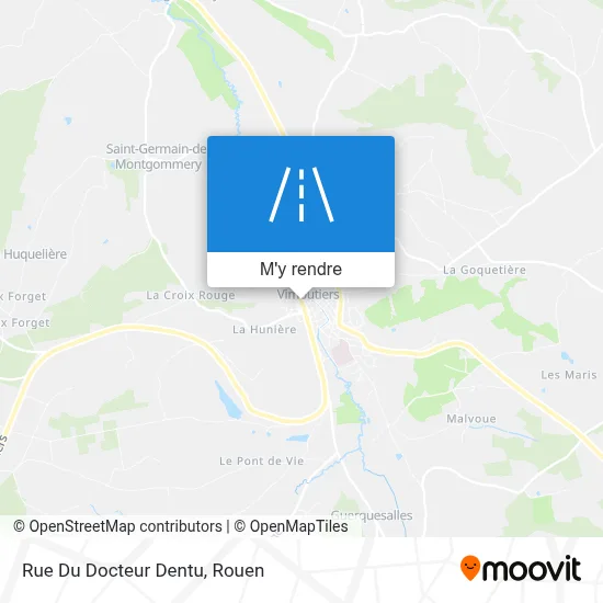 Rue Du Docteur Dentu plan