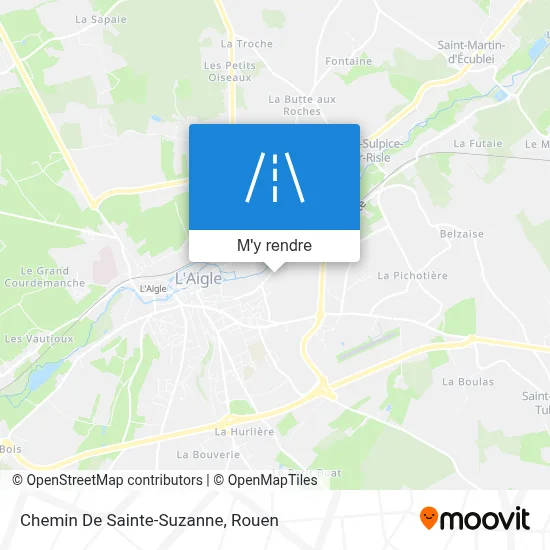 Chemin De Sainte-Suzanne plan