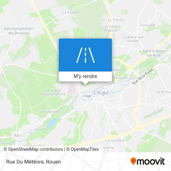 Rue Du Météore plan