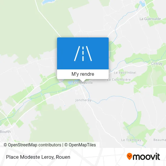 Place Modeste Leroy plan