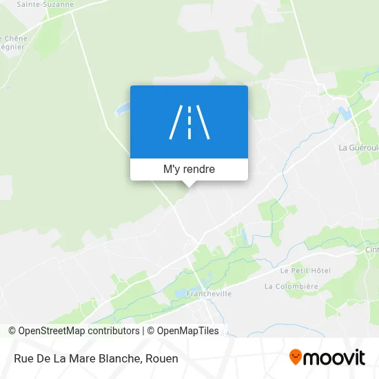 Rue De La Mare Blanche plan
