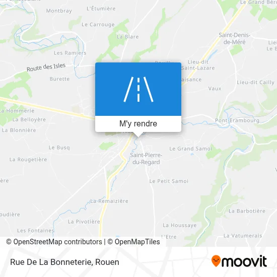 Rue De La Bonneterie plan