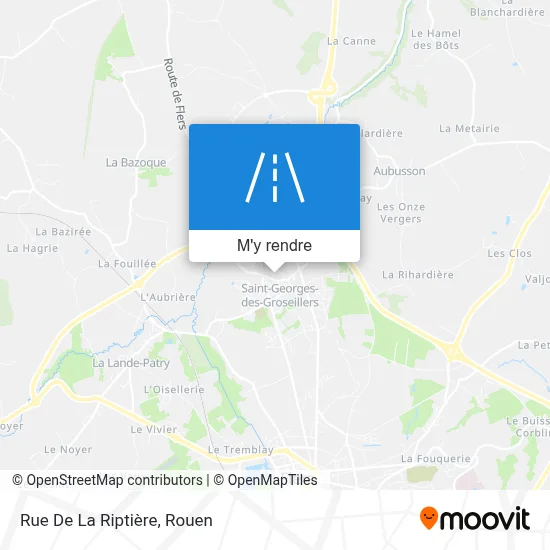 Rue De La Riptière plan