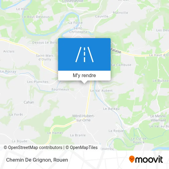 Chemin De Grignon plan