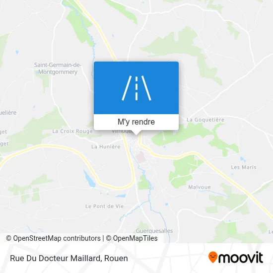 Rue Du Docteur Maillard plan