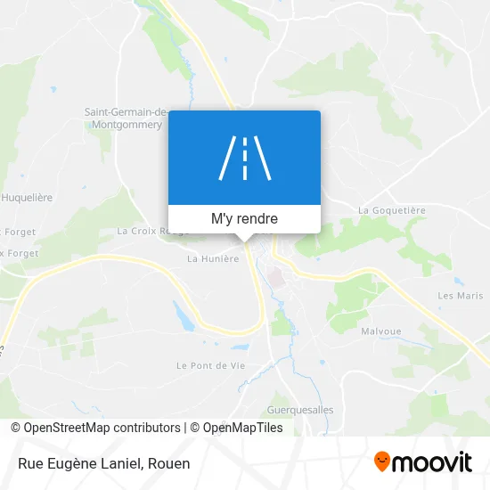 Rue Eugène Laniel plan