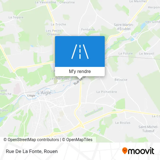 Rue De La Fonte plan